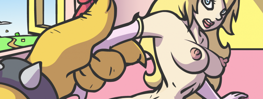 Princess Peach anal sex